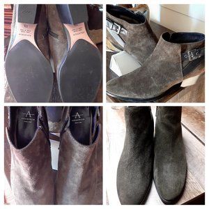 Aquaitalia Farin Suede Waterproof  Ankle Boots 9.5